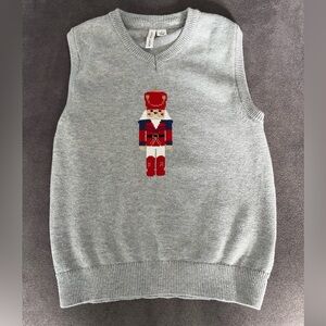 Janie and Jack Nutcracker Sweater Vest Boys 6